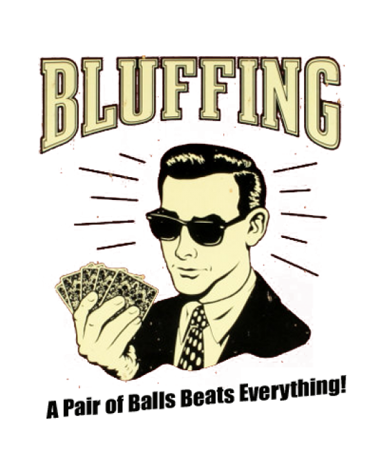 Bluffing t-shirt