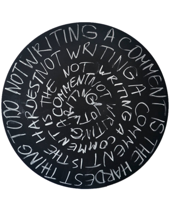 Not Writing A Comment Is The Hardest Thing To Do t-shirt