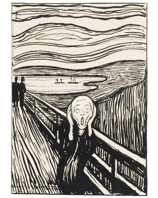 The Scream t-shirt