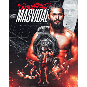 Оригинална Тениска на Branditi с Хорхе Масвидал - GAMEBRED