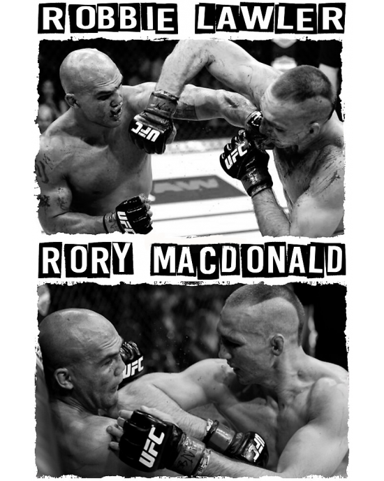 Robbie Lawler vs Rory Macdonald t-shirt